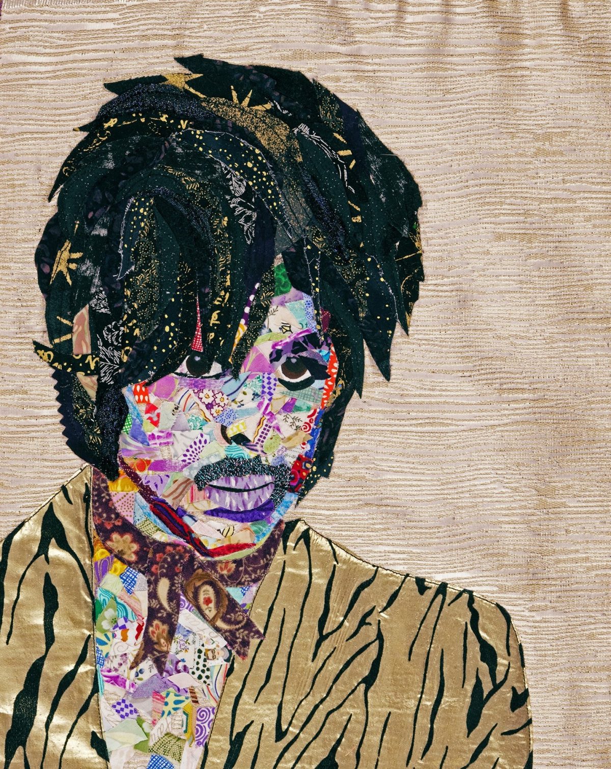I Would Dye for U art piece by Robin Beattie, Quilted Canvas Studios. Prince Wall Art